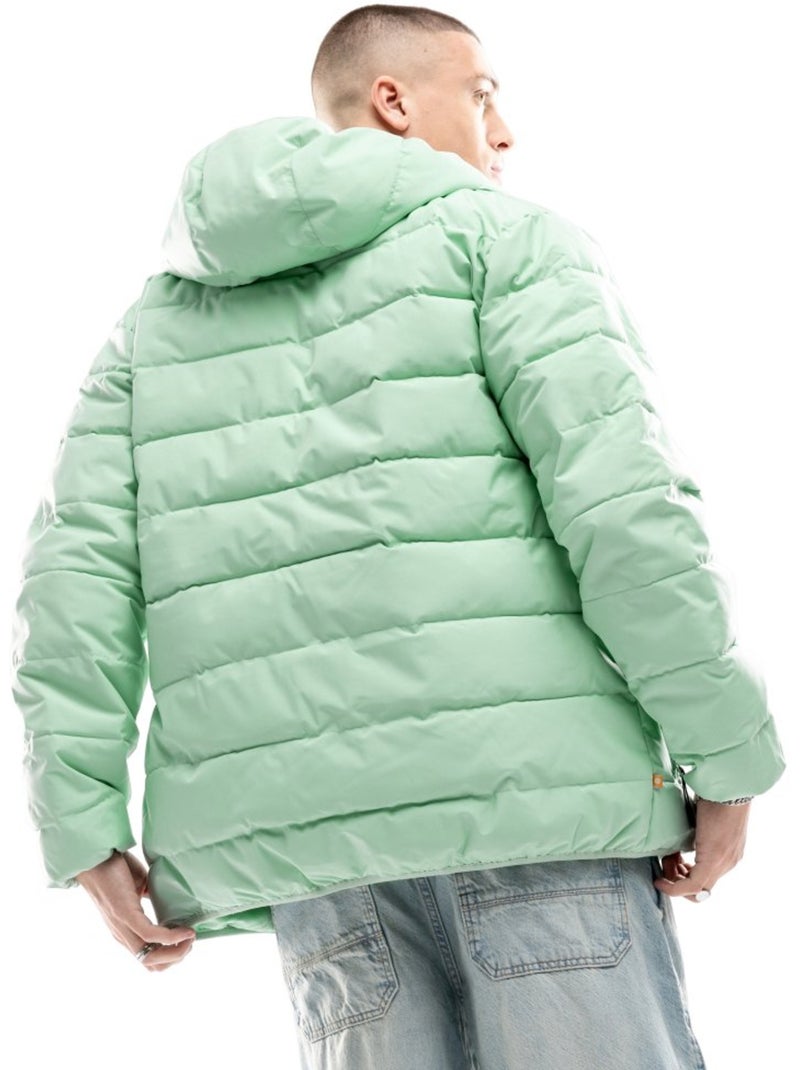 Waterbestendig puffer jack heren Groen - Kiabi