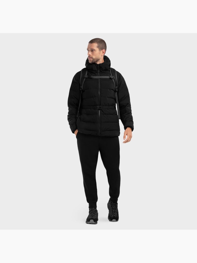 Waterbestendig puffer jack heren Zwart - Kiabi