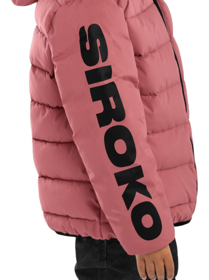Waterbestendig puffer jack jongens Roze - Kiabi