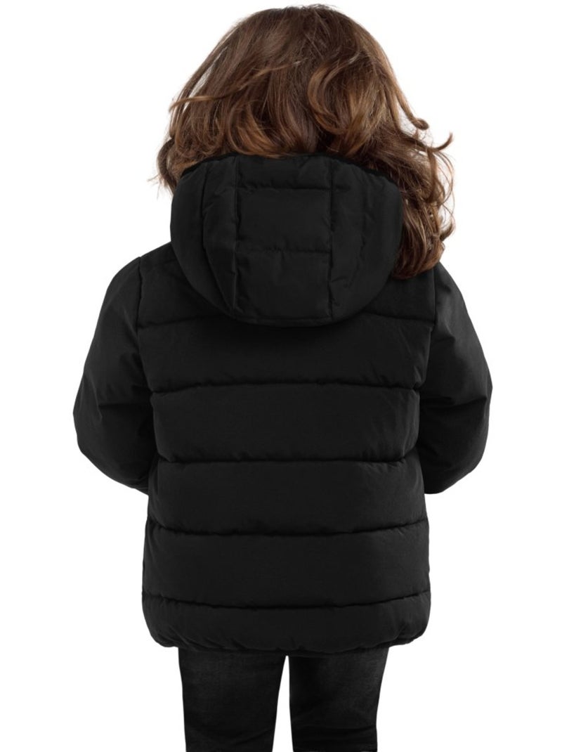 Waterbestendig puffer jack meisjes Zwart - Kiabi