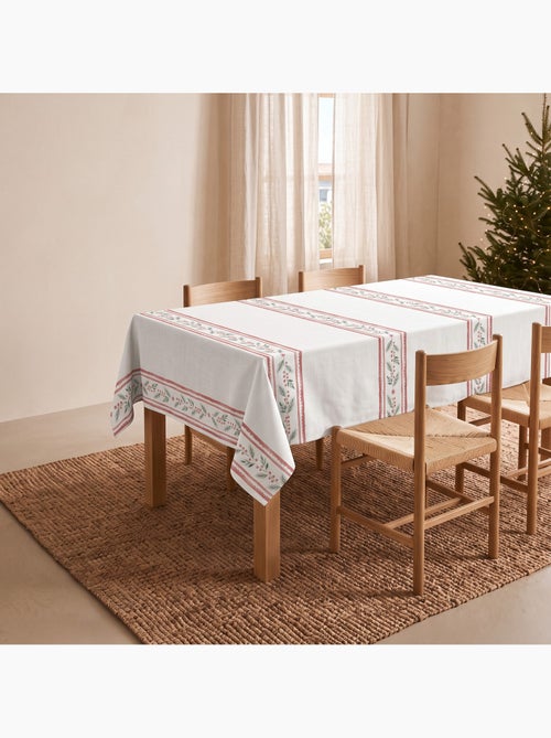 Waterdicht kersttafelkleed met hulstrand - gamusi. - Kiabi Waterdicht kersttafelkleed met hulstrand - gamusi. - Kiabi