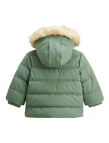 Waterdichte anouk kinderdonsjas met sherpa-voering en capuchon