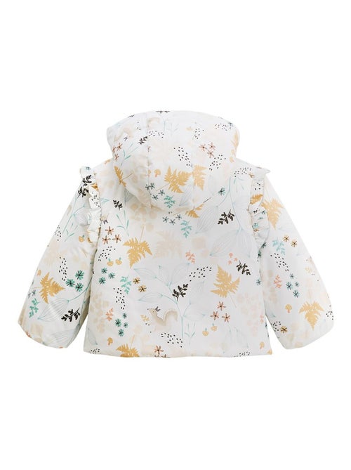 Waterdichte Bloom babydonsjas met sherpa voering en capuchon. - Kiabi