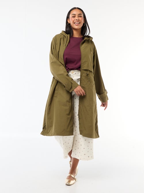 Waterdichte jas met kap - Kiabi