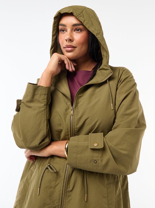 Waterdichte jas met kap - Kiabi