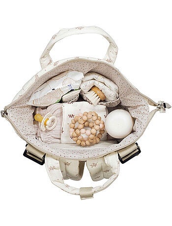 Waterdichte katoenen luierrugzak voor baby | walking mum