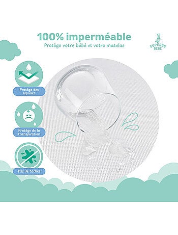 Waterdichte matrasbeschermer 70x140 | SUPERBE BEBE