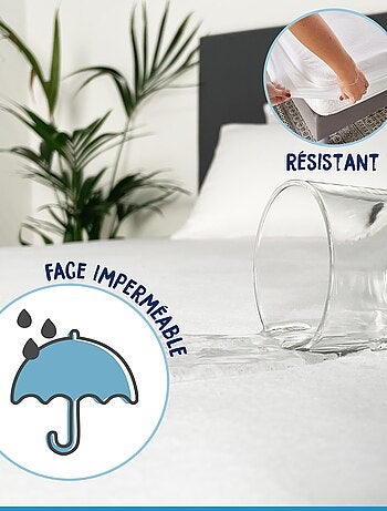 Waterdichte matrasbeschermer van badstof