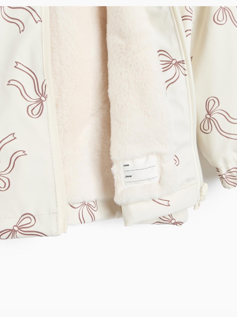 Waterdichte parka met capuchon, mo fashion Wit - Kiabi