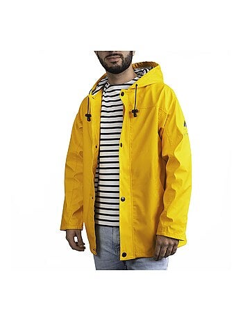 Waterdichte regenjas 'Breizh Océan', regenjas voor heren of dames, unisex model.