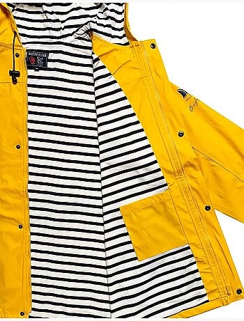 Waterdichte regenjas 'Breizh Océan', regenjas voor heren of dames, unisex model.