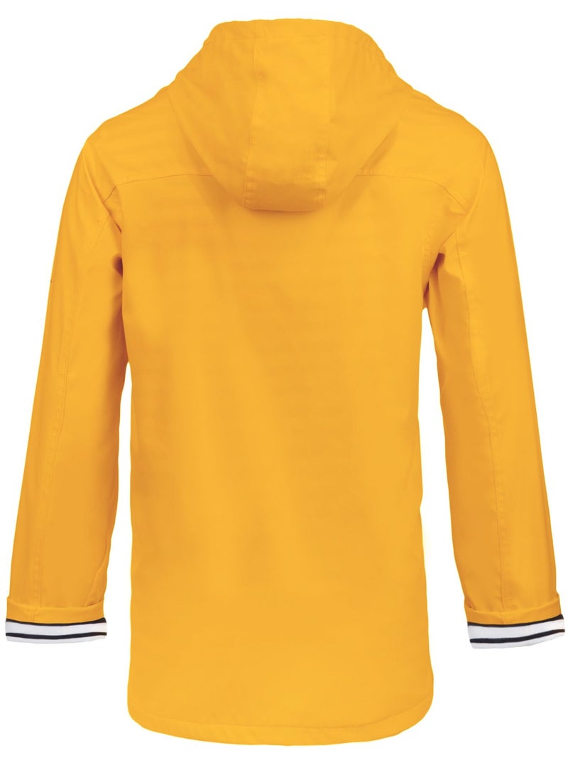 Waterdichte regenjas 'Breizh Océan', regenjas voor heren of dames, unisex model. Geel - Kiabi