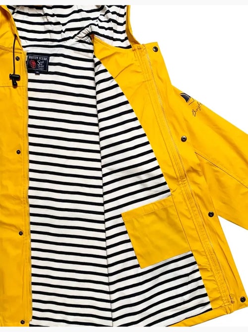 Waterdichte regenjas 'Breizh Océan', regenjas voor heren of dames, unisex model. - Kiabi