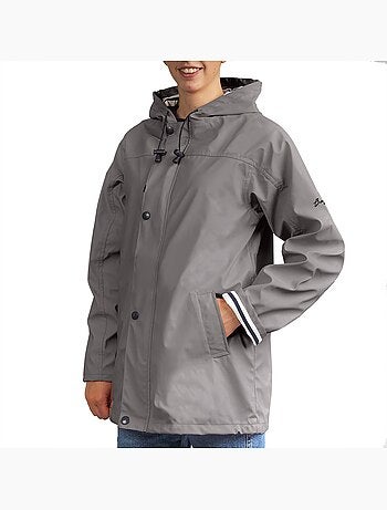 Waterdichte regenjas 'Breizh Océan', regenjas voor heren of dames, unisex model.