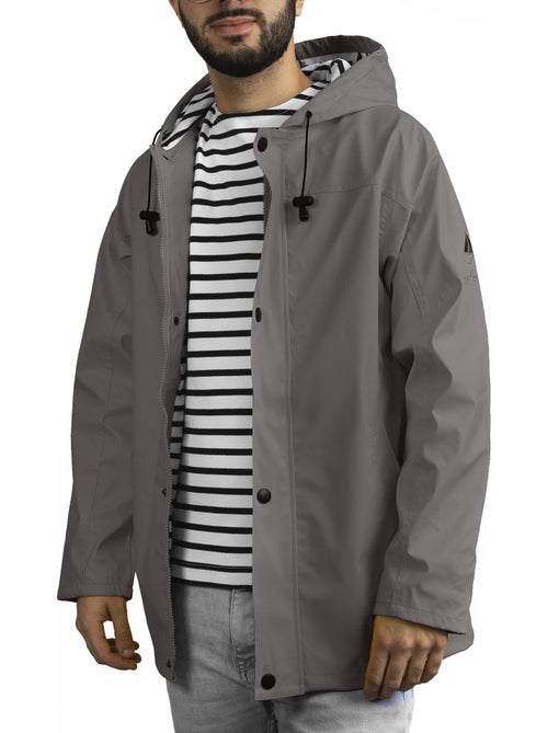 Waterdichte regenjas 'Breizh Océan', regenjas voor heren of dames, unisex model. - Kiabi