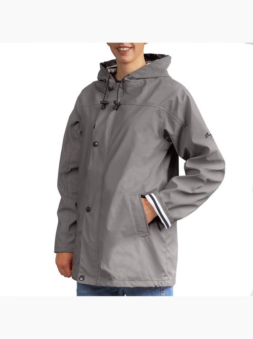 Waterdichte regenjas 'Breizh Océan', regenjas voor heren of dames, unisex model. - Kiabi