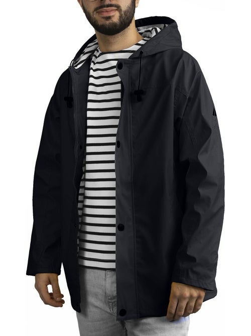 Waterdichte regenjas 'Breizh Océan', regenjas voor heren of dames, unisex model. - Kiabi