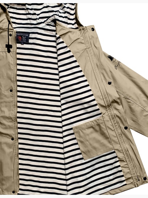 Waterdichte regenjas 'Breizh Océan', regenjas voor heren of dames, unisex model. - Kiabi
