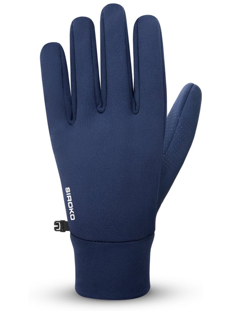 Waterdichte trailrunning handschoenen Blauw - Kiabi