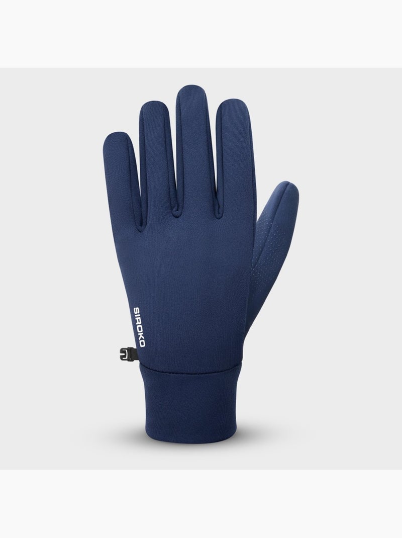 Waterdichte trailrunning handschoenen Blauw - Kiabi