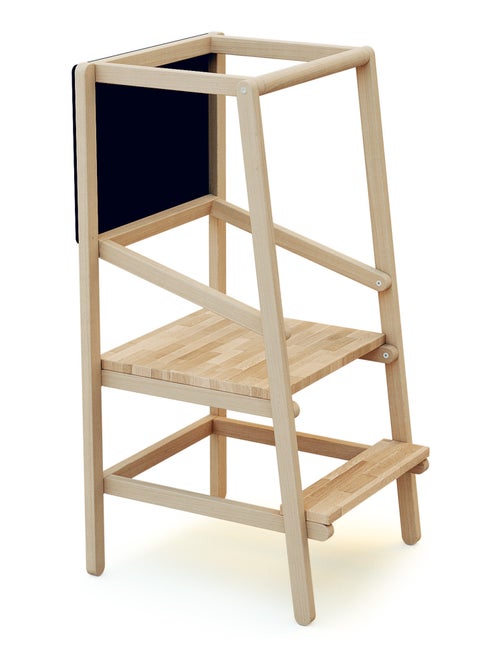 Webaby - alto 2 houten observatie-/leertoren met leisteen - Kiabi Webaby - alto 2 houten observatie-/leertoren met leisteen - Kiabi