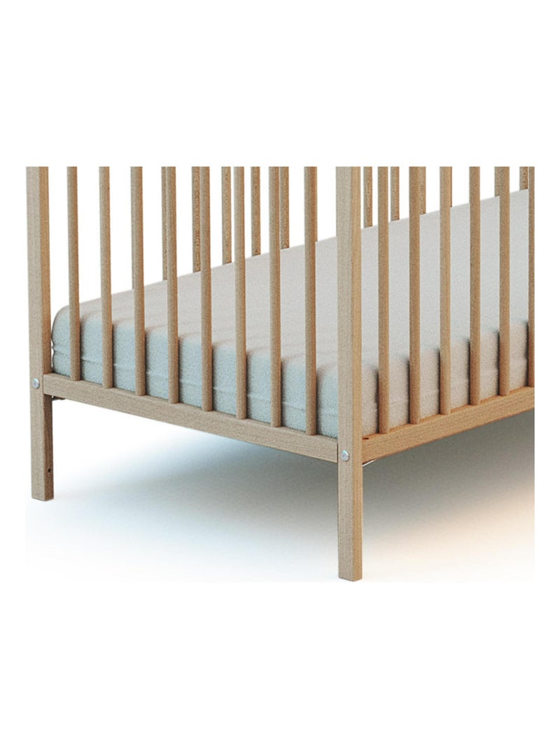 Webaby - babybedje tipi 70 x 140 cm ruwe beuk Hazelnootbruin - Kiabi