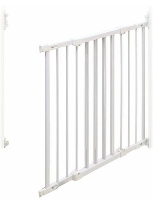 Webaby - barrière de sécurité bébé en acier blanc 108 x 4 x 75 cm nono - Kiabi
