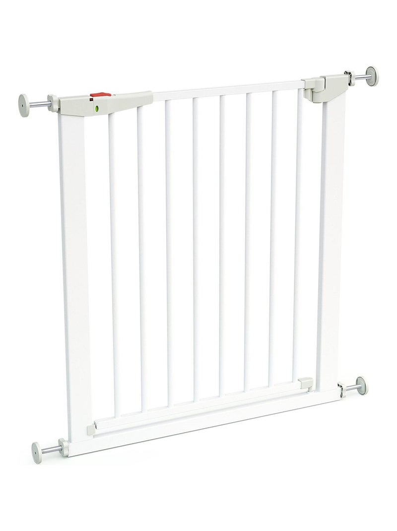 Webaby - barrière de sécurité bébé en acier blanc mobi Blanc - Kiabi