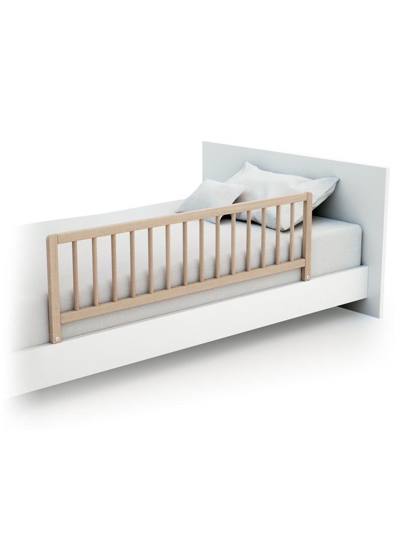 Webaby - bedhekken voor kinderen sido in hout beuken onbewerkt 117 cm Hazelnootbruin - Kiabi