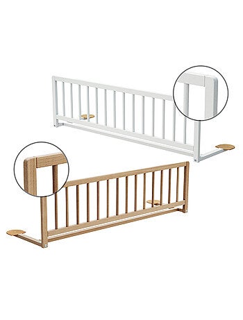 Webaby - bedhekken voor kinderen sido in hout beuken onbewerkt 117 cm