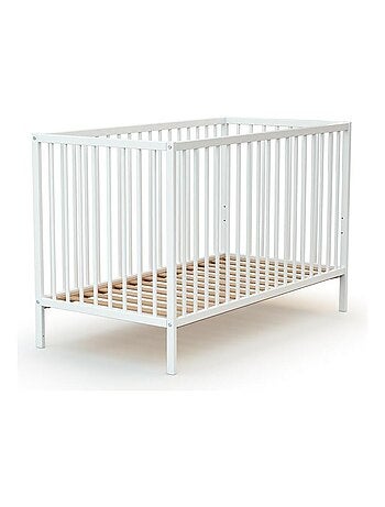 Webaby - chambre bébé lit 60x120 et table à langer en bois milo
