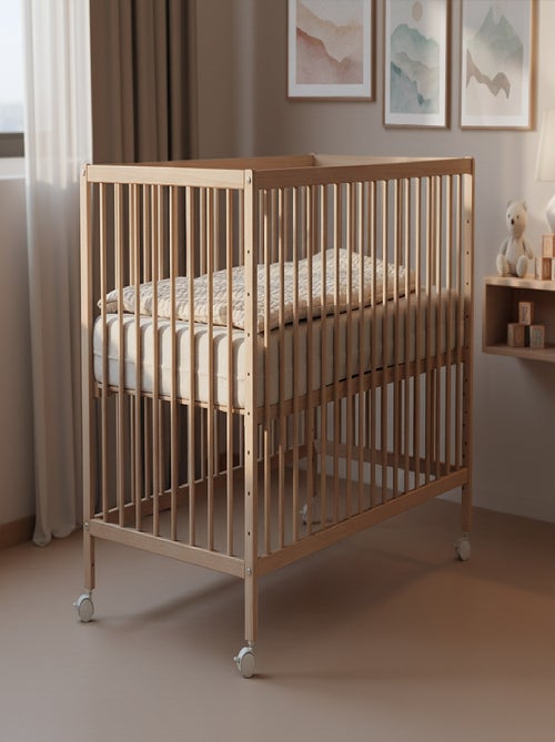 Webaby - co-sleeping babybedje in ruw beukenhout 60 x 120 cm lio - Kiabi