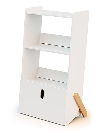 Webaby - étagère enfant pirate en bois - blanc