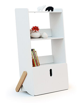 Webaby - étagère enfant pirate en bois - blanc