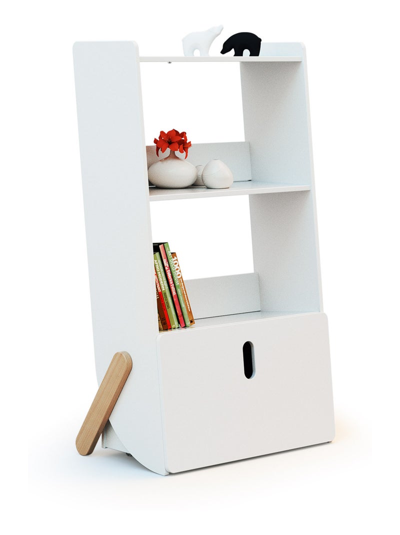 Webaby - étagère enfant pirate en bois - blanc Blanc - Kiabi
