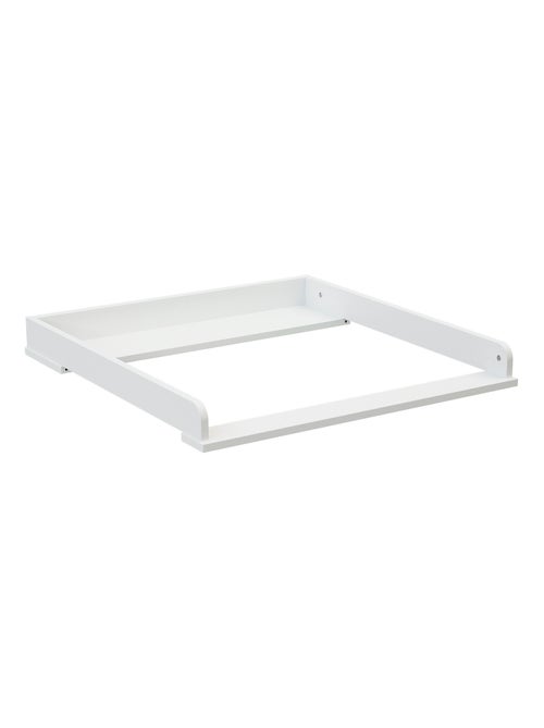 Webaby - hooten baby ladekast met 4 lades en commode 70 cm uno - wit - Kiabi