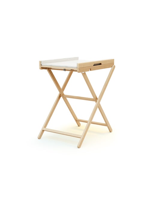 Webaby - inklapbare luiertafel pala in hout beuken gelakt - Kiabi Webaby - inklapbare luiertafel pala in hout beuken gelakt - Kiabi