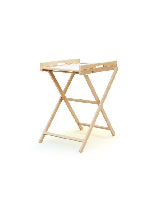 Webaby - inklapbare luiertafel pala in hout beuken gelakt - Kiabi Webaby - inklapbare luiertafel pala in hout beuken gelakt - Kiabi