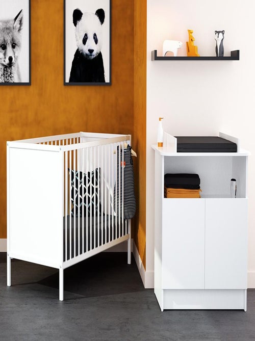 Webaby - kinderbed in hout wit 60 x 120 cm alba - Kiabi