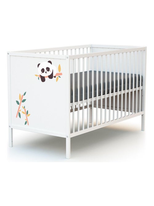 Webaby - kinderbed renard in hout wit 60 x 120 cm alba - Kiabi