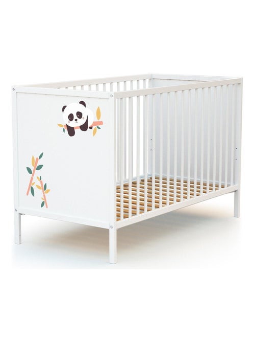 Webaby - kinderbed renard in hout wit 60 x 120 cm alba - Kiabi