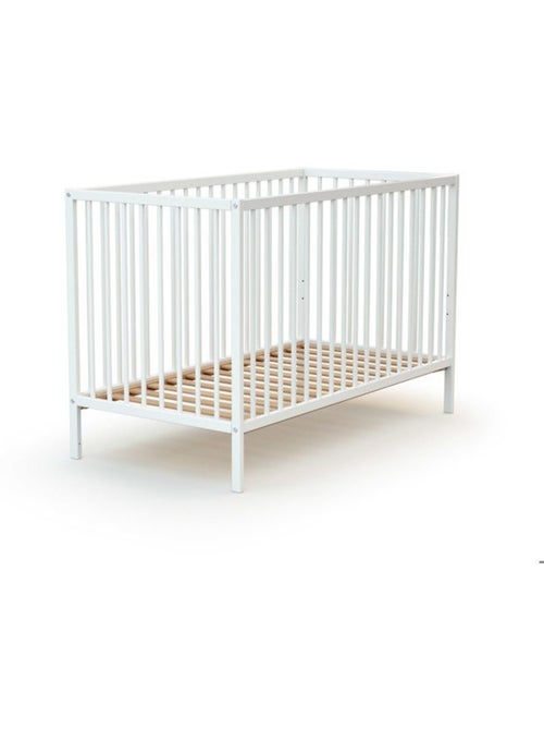 Webaby - lit bébé en bois 60x120 one blanc - taille unique - Kiabi Webaby - lit bébé en bois 60x120 one blanc - taille unique - Kiabi