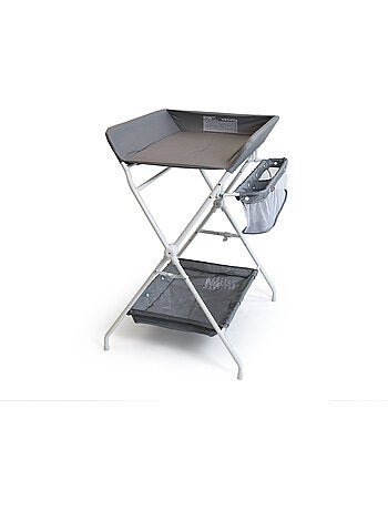 Webaby - table à langer pliante en acier mio avec panier de rangement