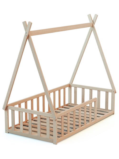 Webaby - tipi bed in hout beuken onbewerkt - Kiabi Webaby - tipi bed in hout beuken onbewerkt - Kiabi