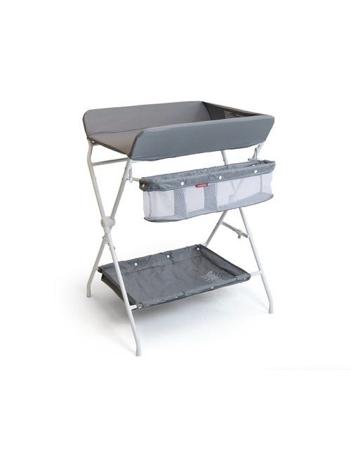 Webaby inklapbare luiertafel in staal, in kunststof wit en grijs - Kiabi Webaby inklapbare luiertafel in staal, in kunststof wit en grijs - Kiabi