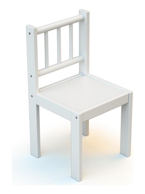 Webaby kinderstoel in hout wit - Kiabi Webaby kinderstoel in hout wit - Kiabi