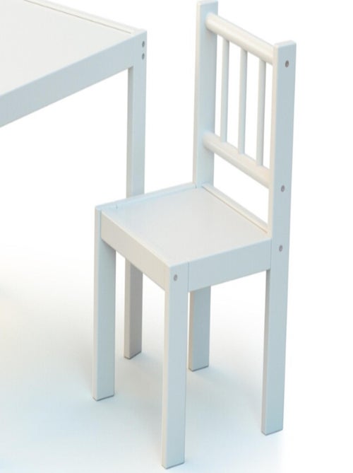 Webaby kinderstoel in hout wit - Kiabi Webaby kinderstoel in hout wit - Kiabi
