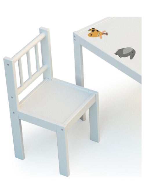 Webaby kinderstoel in hout wit - Kiabi Webaby kinderstoel in hout wit - Kiabi