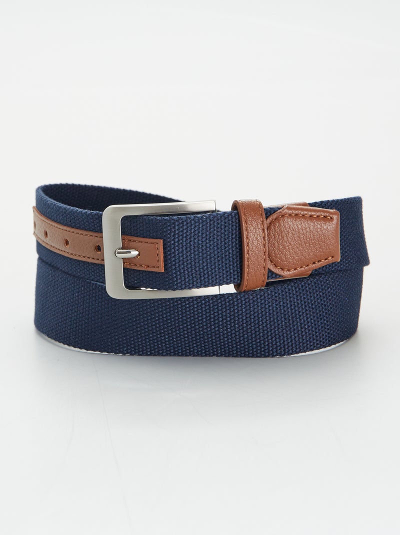 Webbing riem BLAUW - Kiabi
