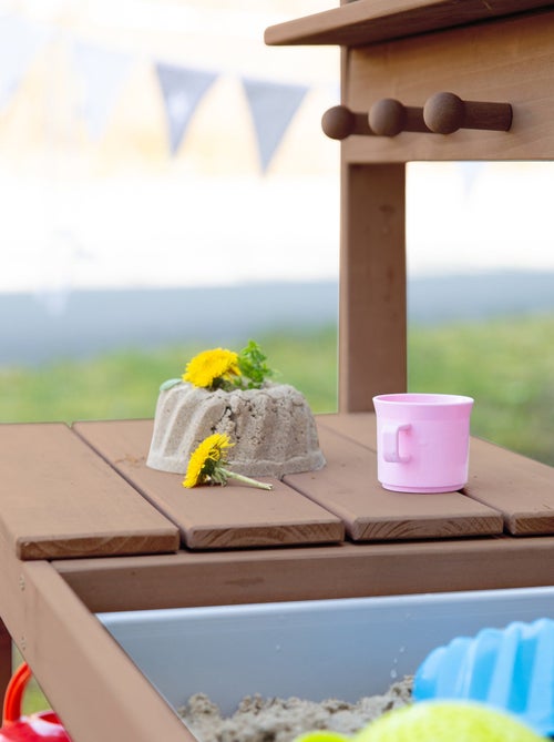 Weerbestendige buitenkeuken voor kinderen van massief hout 'Fun Outdoor+' ROBA - Kiabi Weerbestendige buitenkeuken voor kinderen van massief hout 'Fun Outdoor+' ROBA - Kiabi